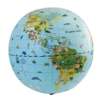 Tedco Toys Animal Quest Giant Inflatable Globe And Game