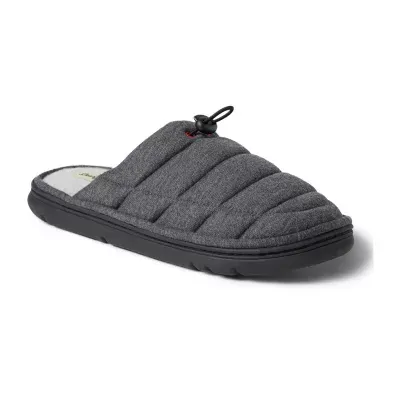 Dearfoams Austin Quilted Sweatshirt Mens Slip-On Slippers