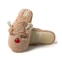 Dearfoams Reindeer Mens Slip-On Slippers