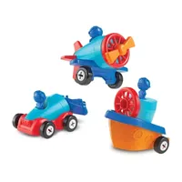 Learning Resources 1-2-3 Build It!™ Car-Plane-Boat Discovery Toy