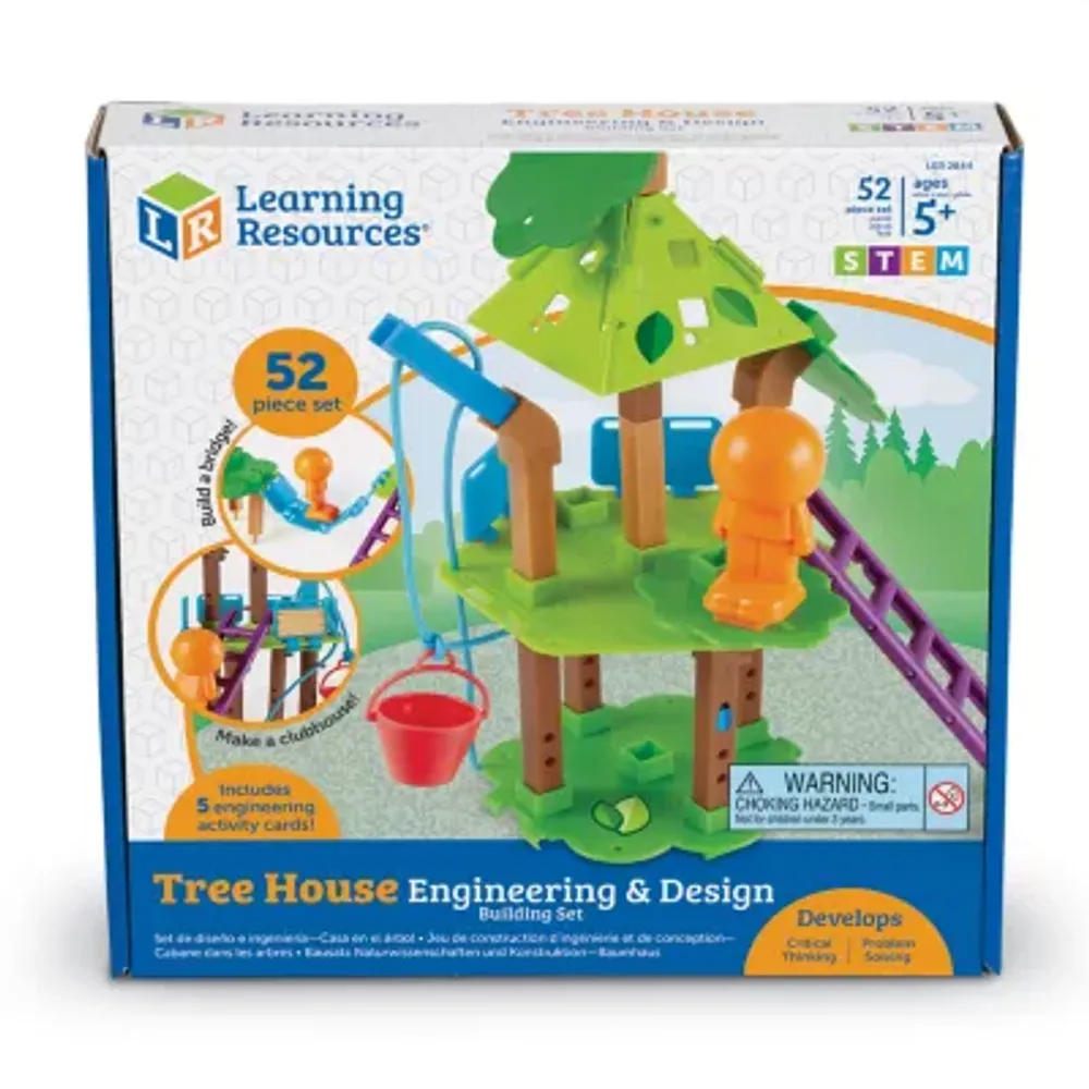 Learning Resources Tree House Engineering N Design Building Set Discovery Toy