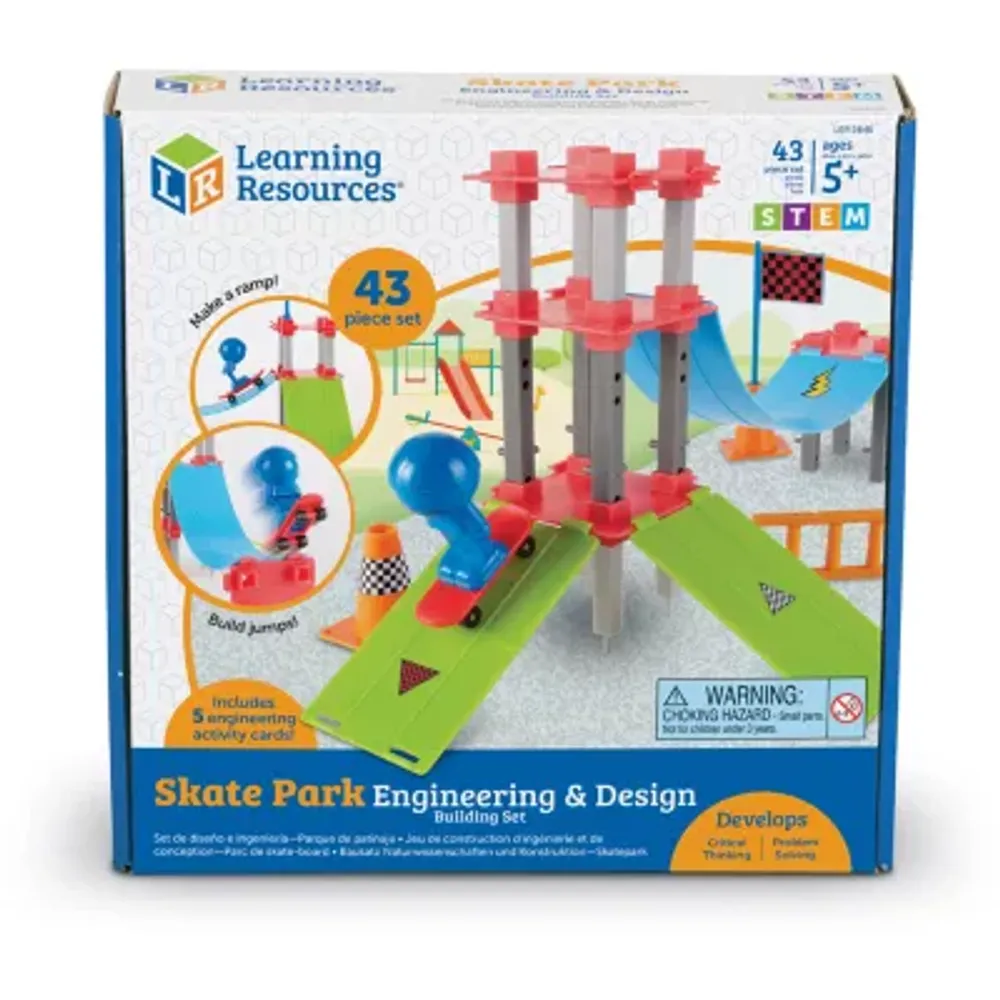 Learning Resources Skate Park Engineering N Design Building Set Discovery Toys