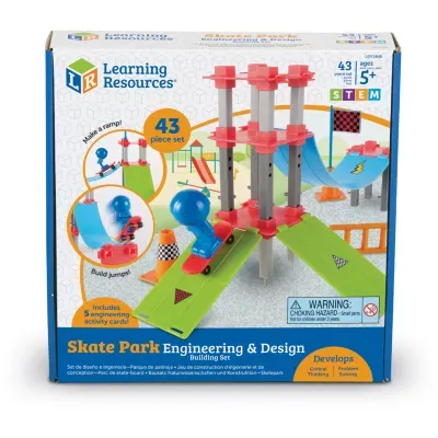 Learning Resources Skate Park Engineering N Design Building Set Discovery Toys