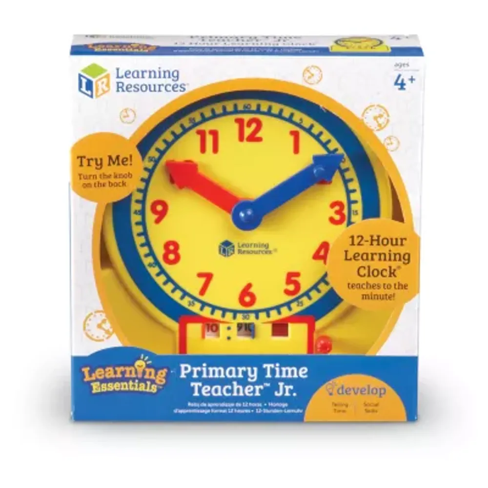 Learning Resources Primary Time Teacher™ 12-Hour Junior Learning Clock®