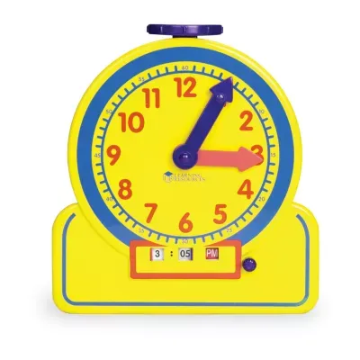 Learning Resources Primary Time Teacher™ 12-Hour Junior Learning Clock®