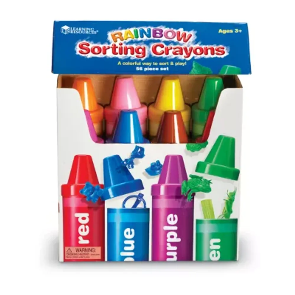 Learning Resources Rainbow Sorting Crayons Discovery Toys