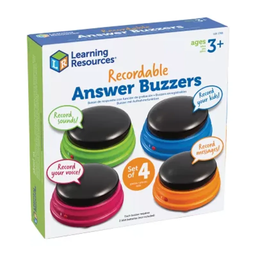 Learning Resources Recordable Answer Buzzers Set Of 4 Discovery Toy