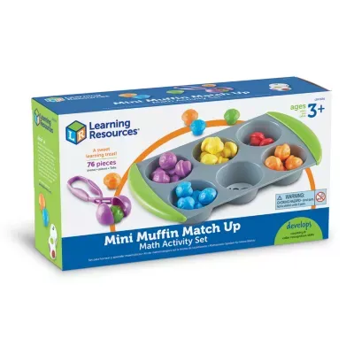 Learning Resources Mini Muffin Match Up Math Activity Set
