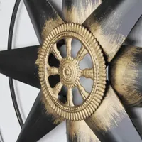 Cheungs Large Elegant Décor Compass Metal Wall Art