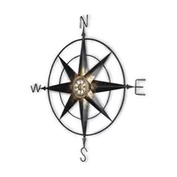 Cheungs Large Elegant Décor Compass Metal Wall Art