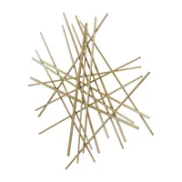 Cheungs Avalon Gold Abstract Décor Metal Wall Art