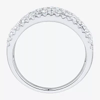 (Si1-Si2/ H-I) 1 CT. T.W. Lab Grown White Diamond 10K Gold Band