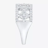 (Si1-Si2/ H-I) 1 CT. T.W. Lab Grown White Diamond 10K Gold Band