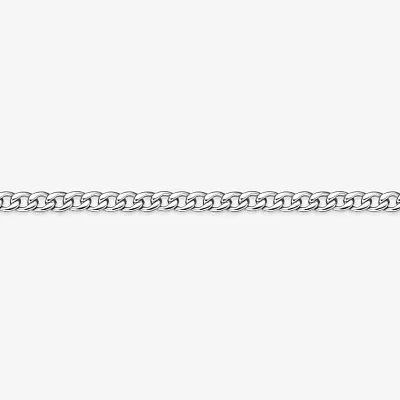 Mens Stainless Steel 7mm Curb Chain Necklace