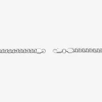 Mens Stainless Steel 7mm Curb Chain Necklace