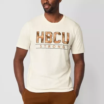 Hope & Wonder Black History Month Mens Short Sleeve 'HBCU Strong' Graphic T-Shirt