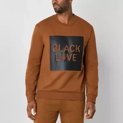 Hope & Wonder Black History Month Mens Long Sleeve 'Black Love' Sweatshirt