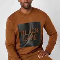 Hope & Wonder Black History Month Mens Long Sleeve 'Black Love' Sweatshirt