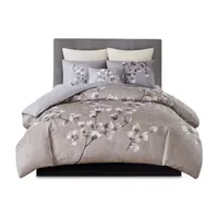 N Natori Sakura Blossom 3-pc. Duvet Cover Set