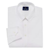 Stafford Executive Non-Iron Cotton Oxford Mens Button Down Collar Long Sleeve Stretch Dress Shirt