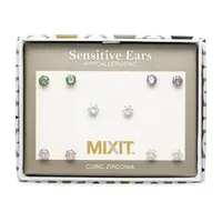 Mixit Gold Tone Stud 5 Pair Earring Set