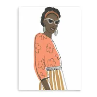 Fashion Vignette Iii Giclee Canvas Art