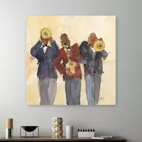 Lumaprints Jazz Trio I Canvas Giclee Canvas Art