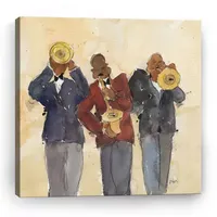 Lumaprints Jazz Trio I Canvas Giclee Canvas Art