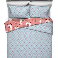 Vue Llama Drama Reversible Quilt Set