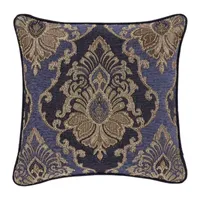 Five Queens Court Woodstock Square Throw Pillow