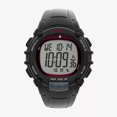 Timex Ironman Essential Mens Multi-Function Black Strap Watch Tw5m64400jt