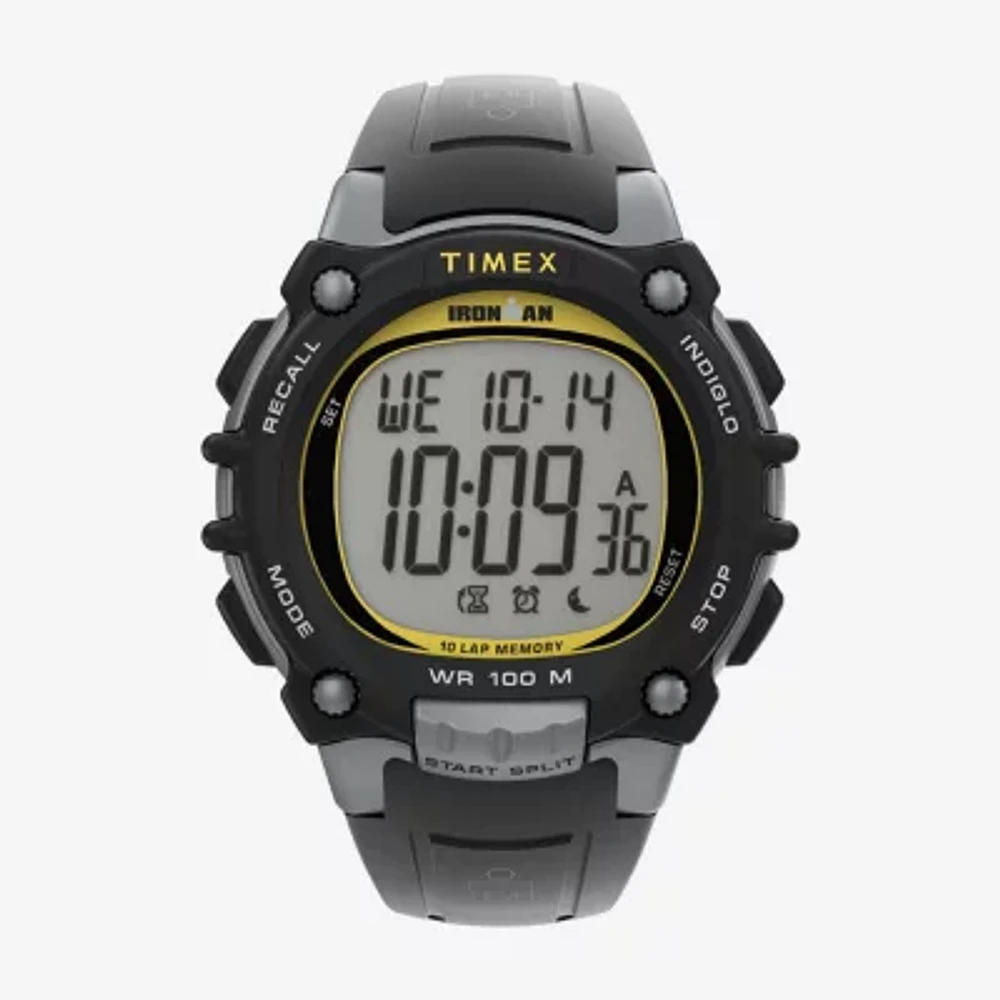 Timex Ironman Essential Mens Multi-Function Black Strap Watch Tw5m646009j