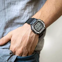 Casio Mens Digital Black Strap Watch Mwd-110h-1av