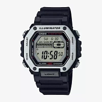 Casio Mens Digital Black Strap Watch Mwd-110h-1av