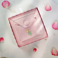Sparkle Allure Womens Multi Color Crystal 14K Gold Over Brass Pure Silver Over Brass Flower Pendant Necklaces