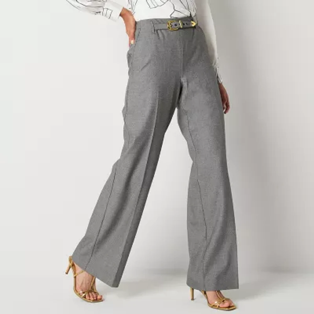 Worthington Womens Wide Leg Palazzo Pant-Tall