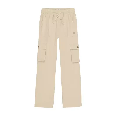 Roxy Big Girls Mid Rise Wide Leg Cargo Pant