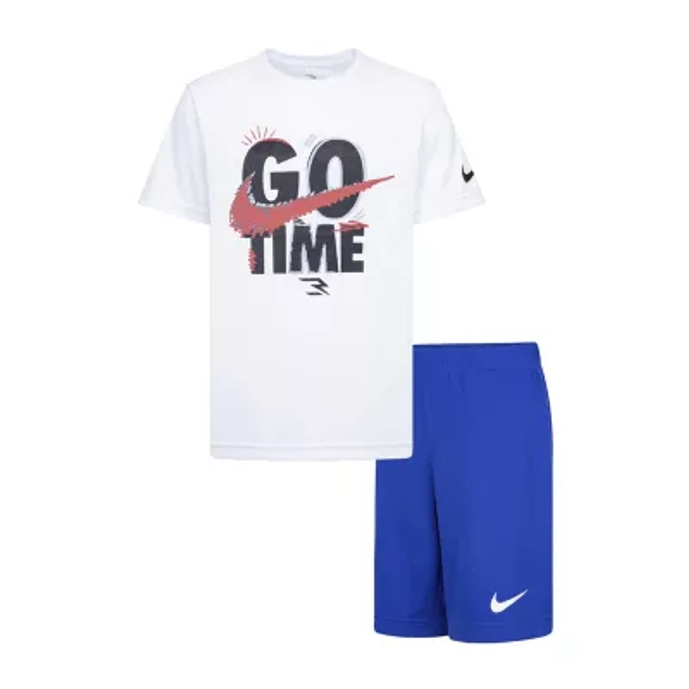 Nike 3BRAND by Russell Wilson Big Boys 2-pc. Short Set