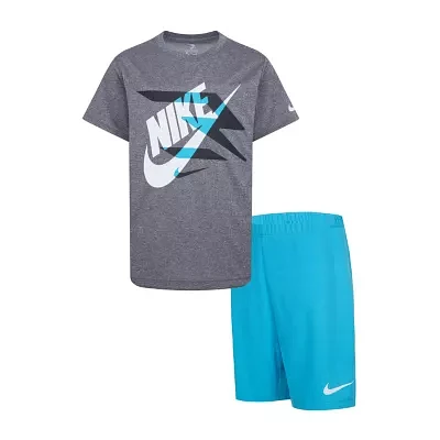 Nike 3BRAND by Russell Wilson Big Boys 2-pc. Short Set