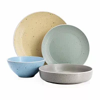 Elama Emilia 16-pc. Stoneware Dinnerware Set