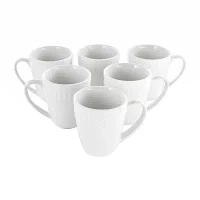 Elama Cara 6-pc. Porcelain Dinnerware Set