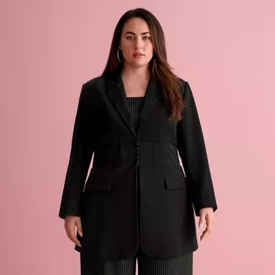 Bold Elements x Ally Brooke Womens Plus Blazer