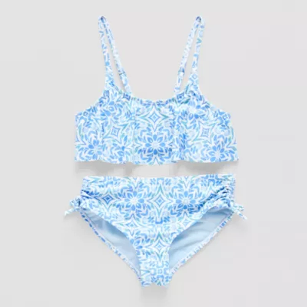 Roxy Big Girls Fresco Tile Bikini Set