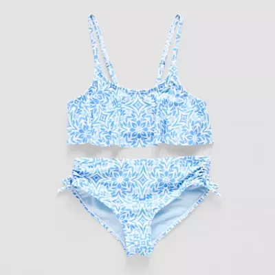 Roxy Big Girls Fresco Tile Bikini Set