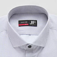 J. Ferrar Slim 360 Stretch Mens Fit Wrinkle Free Long Sleeve Dress Shirt