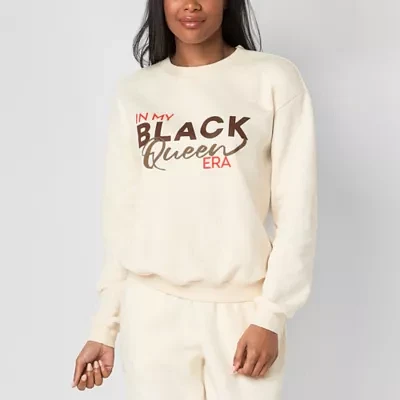 Hope & Wonder Black History Month Womens Long Sleeve 'In My Queen Era' Sweatshirt