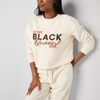 Hope & Wonder Black History Month Womens Long Sleeve 'In My Queen Era' Sweatshirt