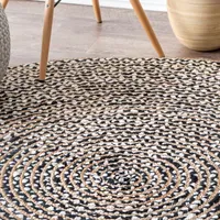 nuLoom Glinda Natural Fiber Round Area Rug