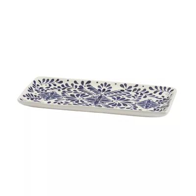 Tabletops Unlimited Carmine Stoneware Serving Tray