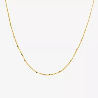 Made in Italy 14K Gold 18 Inch Solid Fashion Chain Necklace